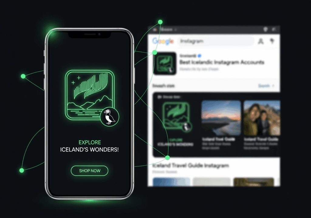 SEO á instagram hjá Pikk